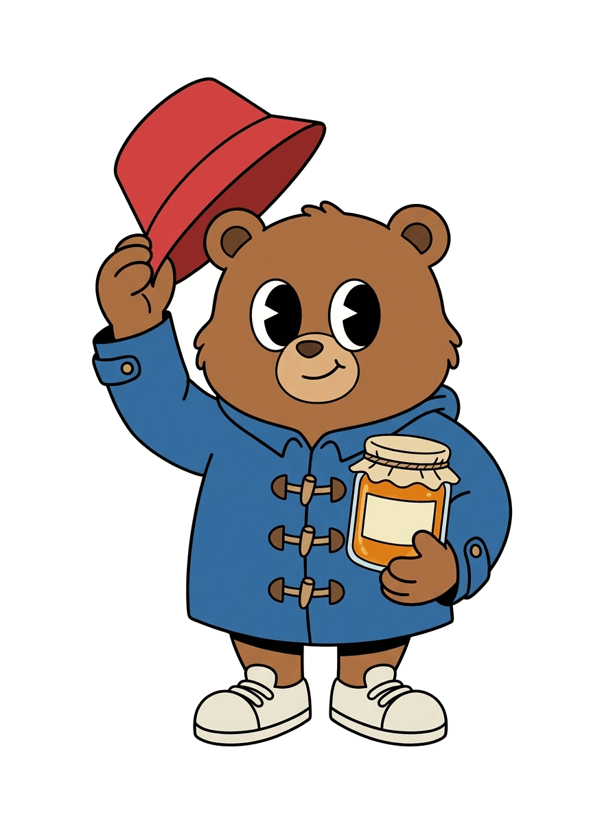 パディントンのキャラ画像